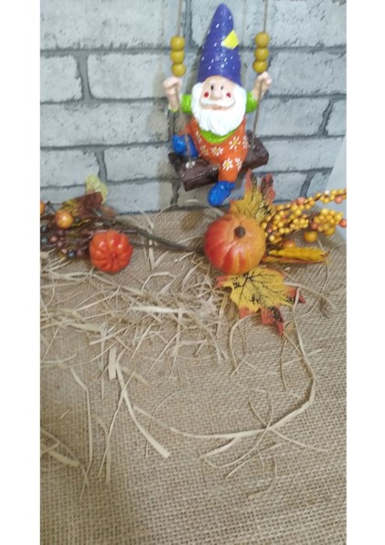 Sallanan Cüce Dekoratif Biblo Heykel Hediyelik Bahçe Dekorasyon Süsleme modelleri