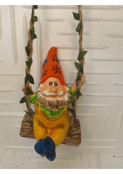 Sallanan Cüce Dekoratif Biblo Heykel Hediyelik Bahçe Dekorasyon Süsleme modelleri