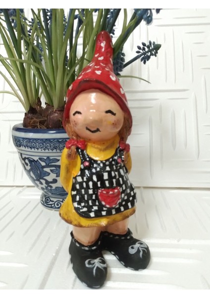 El Yapımı Bahçe Decor Kız Cüce fiyatları