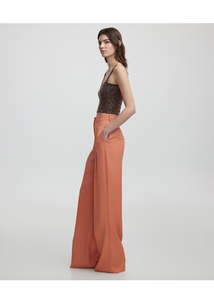 Pileli Wide Leg Fit Pantolon Is1250003107019 modelleri
