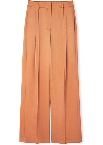 Pileli Wide Leg Fit Pantolon Is1250003107019 indirimleri