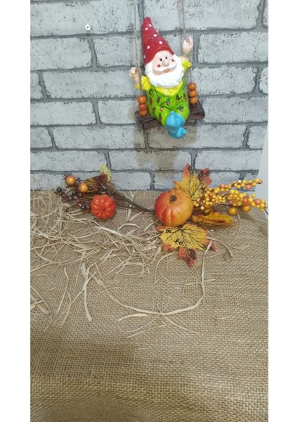 Sallanan Cüce Dekoratif Biblo Heykel Hediyelik Bahçe Dekorasyon Süsleme modelleri