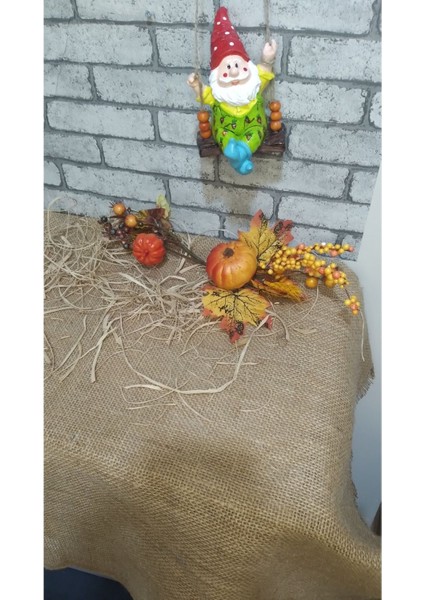 Sallanan Cüce Dekoratif Biblo Heykel Hediyelik Bahçe Dekorasyon Süsleme fırsatları