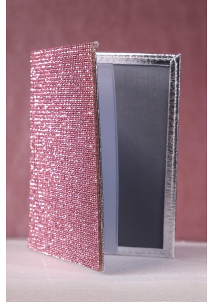 Ruhsat Kılıfı Düz Desenli Pembe