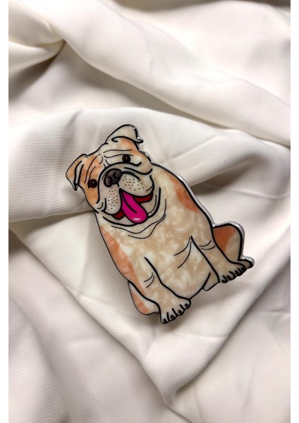 Bulldog Asetat Kadın Mandal Toka