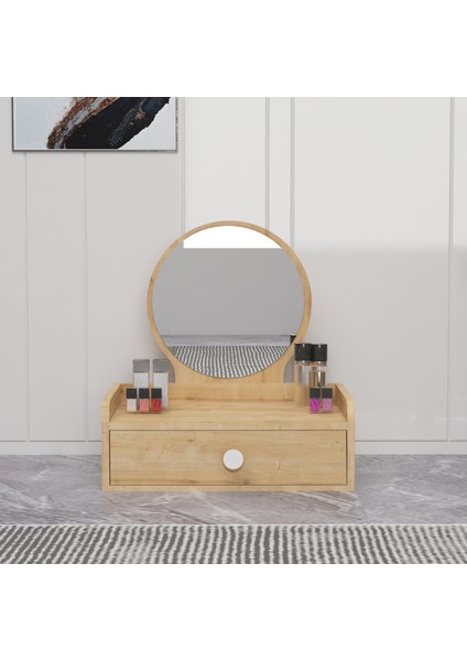 Aura Aynalı Çekmeceli Makyaj Masası Organizer, Safirmeşe - Aura