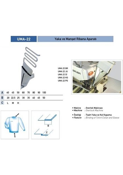 Yaka Ribana Apara 70X35MM / Uma-22