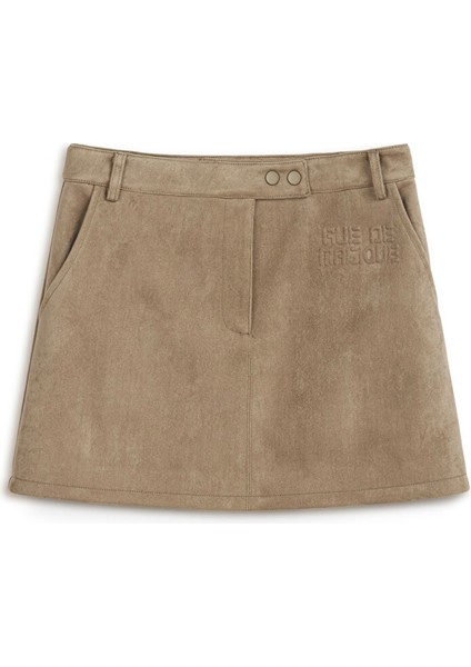 3D Slogan Baskılı Etek TS1250004081030 indirimleri