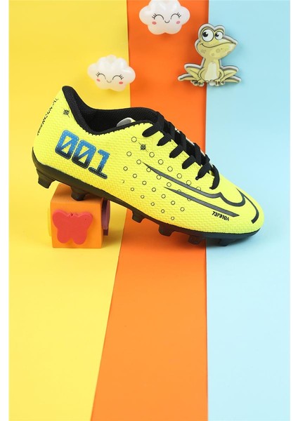 Erkek Çocuk Krampon Çim Saha Erkek Çocuk Futbol Ayakkabı Çivili Futbol Spor Ayakkabısı