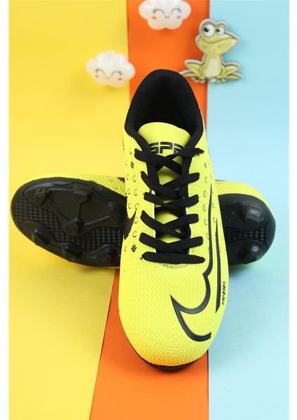 Erkek Çocuk Krampon Çim Saha Erkek Çocuk Futbol Ayakkabı Çivili Futbol Spor Ayakkabısı modelleri