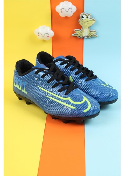 Erkek Çocuk Krampon Çim Saha Erkek Çocuk Futbol Ayakkabı Çivili Futbol Spor Ayakkabısı