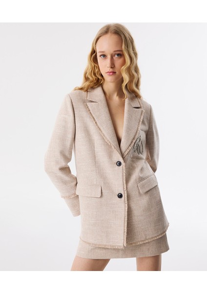 Püskül Şeritli Blazer TS1250106020003