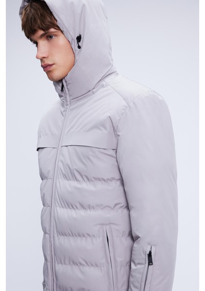 Taş Regular Fit Hakim Yaka Kapüşonlu Kaban modelleri