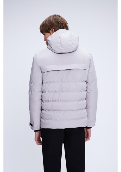 Taş Regular Fit Hakim Yaka Kapüşonlu Kaban indirimleri