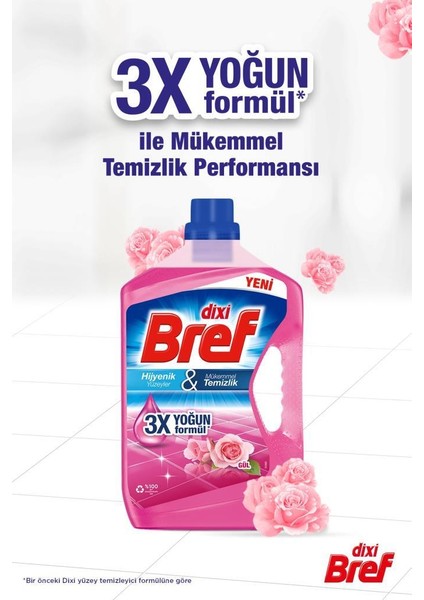 Yüzey Temizleyici Gül 2x 2.5 lt 2'li Set