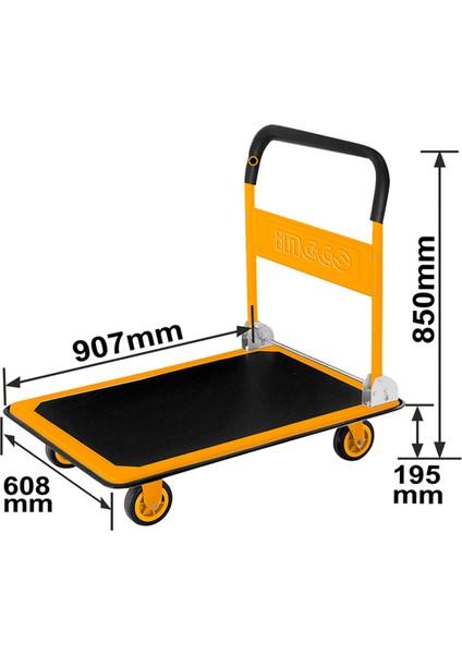 HPHT13002 Katlanabilir Platform El Arabası 300 kg
