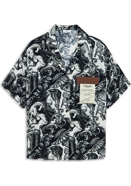 Desenli Oversıze Gömlek TS1250025107AB1 indirimleri