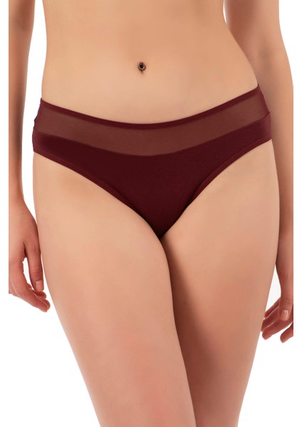 Özkan 26797 7'li Paket Kadın Bel Kısmı Tül Detaylı Likralı Pamuklu Esnek Rahat Slip Bikini Külot fiyatları