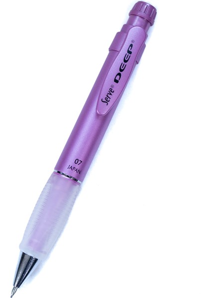 Serve Deep Kırtasiye Versatil Mekanik Kurşun Kalem 0.7 mm Metalik Yumuşak Uçlu Ergonomik Tasarım