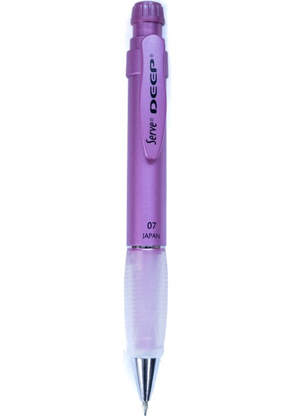 Serve Deep Kırtasiye Versatil Mekanik Kurşun Kalem 0.7 mm Metalik Yumuşak Uçlu Ergonomik Tasarım
