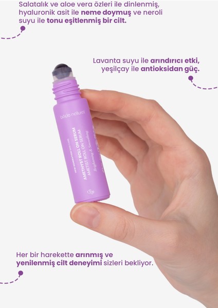 Ametist Roll On Anti Aging Yüz Masaj Serumu 10 ml