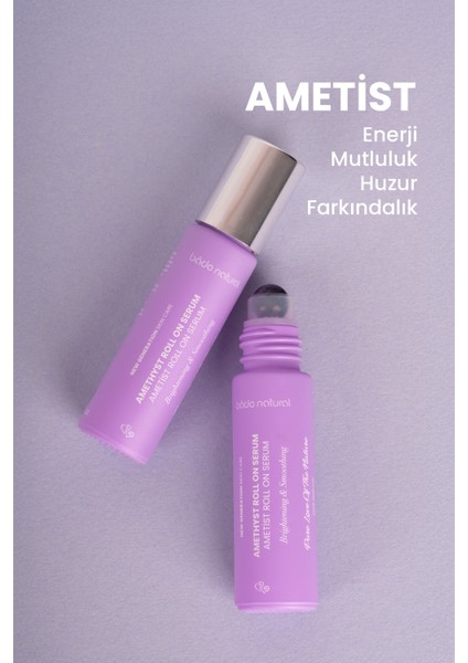Ametist Roll On Anti Aging Yüz Masaj Serumu 10 ml