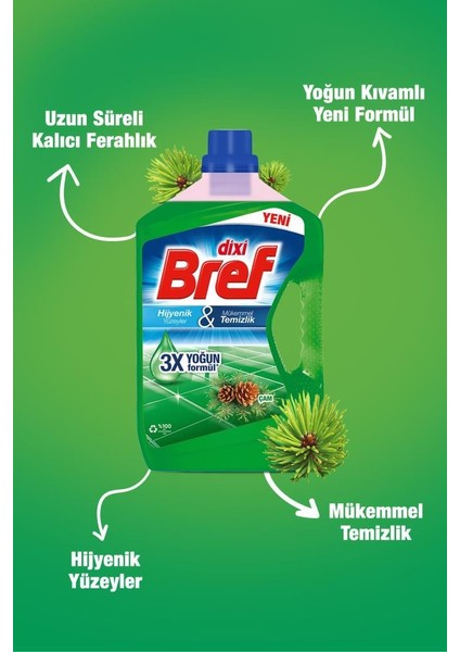 Yüzey Temizleyici Çam 2x 2.5 lt 2'li Set