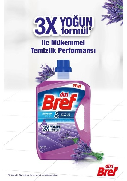 Yüzey Temizleyici Lavanta 2x 2.5 lt 2'li Set