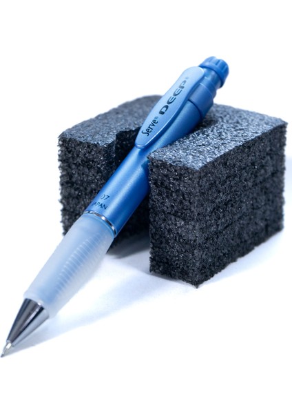 Serve Deep Kırtasiye Versatil Mekanik Kurşun Kalem 0.7 mm Metalik Yumuşak Uçlu Ergonomik Tasarım
