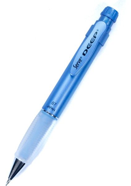Serve Deep Kırtasiye Versatil Mekanik Kurşun Kalem 0.7 mm Metalik Yumuşak Uçlu Ergonomik Tasarım