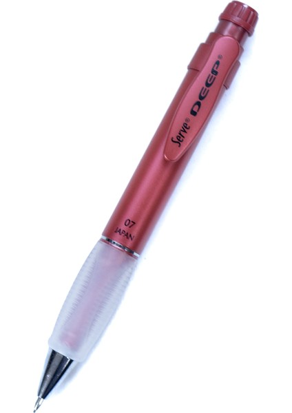 Serve Deep Kırtasiye Versatil Mekanik Kurşun Kalem 0.7 mm Metalik Yumuşak Uçlu Ergonomik Tasarım