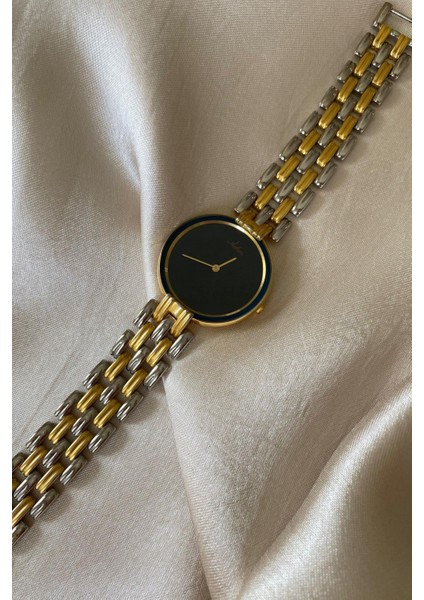 Astor Sarı Gümüş Renk Paslanmaz Çelik Kordon Vintage Erkek Kol Saati