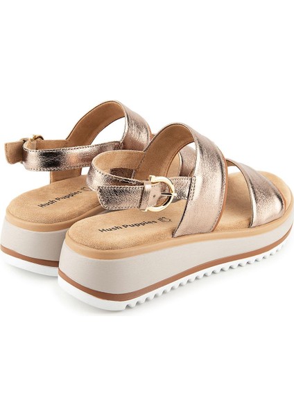 Push Puppies Feliz Anatomik Taban Deri Kadın Sandalet fırsatları