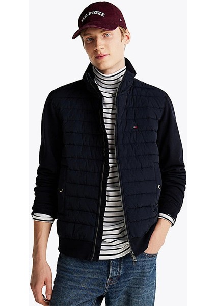 Erkek Kapitone Lacivert Şişme Ceket modelleri