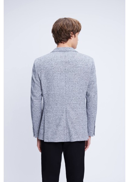 Gri Comfort Fit Mono Yaka Pamuklu Ceket indirimleri