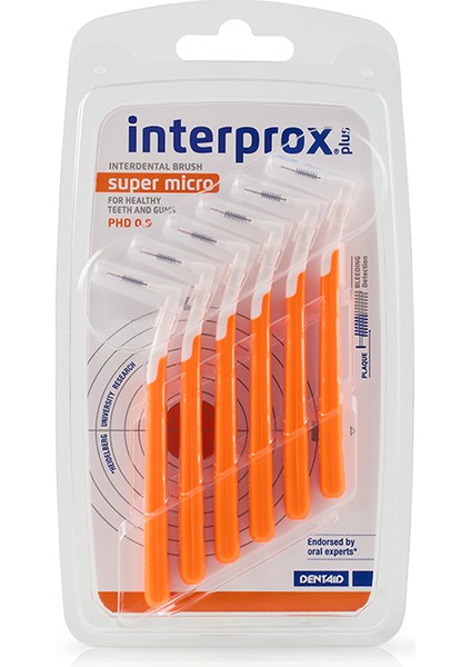 Interprox Plus 2g Supermicro Arayüz Fırçası Blister 6'lı (Turuncu)