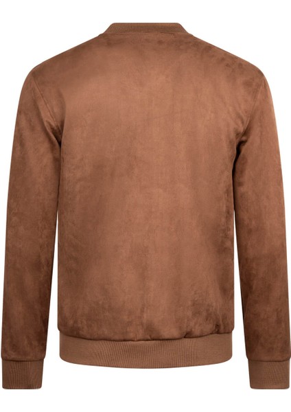 Kahverengi Regular Fit Bomber Yaka Mevsimlik Mont fiyatları