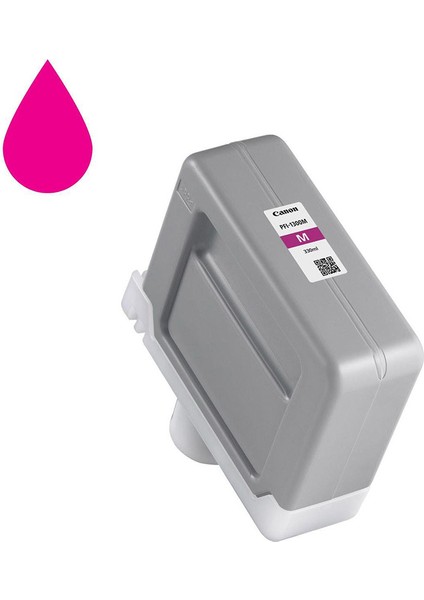 ® Canon PFI-1300 M (Magenta) Kırmızı Plotter Orijinal Mürekkep Kartuş 330 Ml. (0813C001)