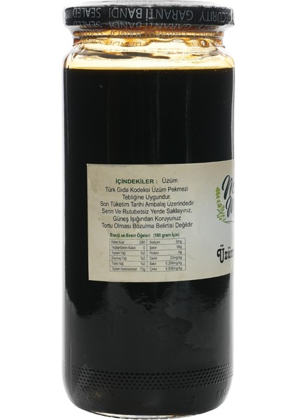 Üzüm Pekmezi 620 gr