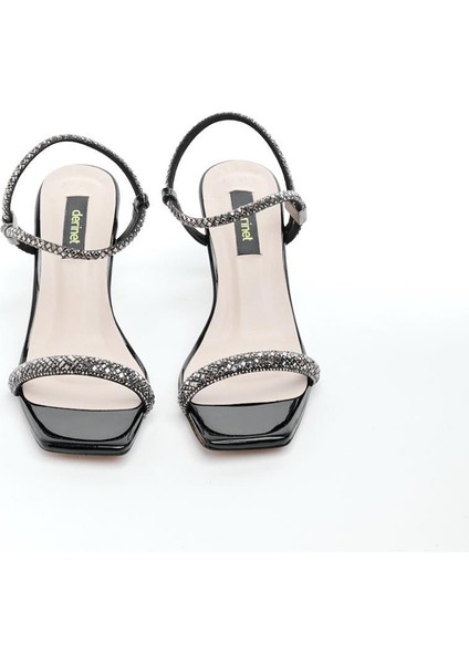 Taşlı Kadın Topuklu Abiye Ayakkabı modelleri