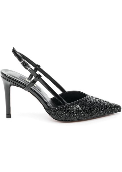 Pullu Kadın Topuklu Abiye Ayakkabı