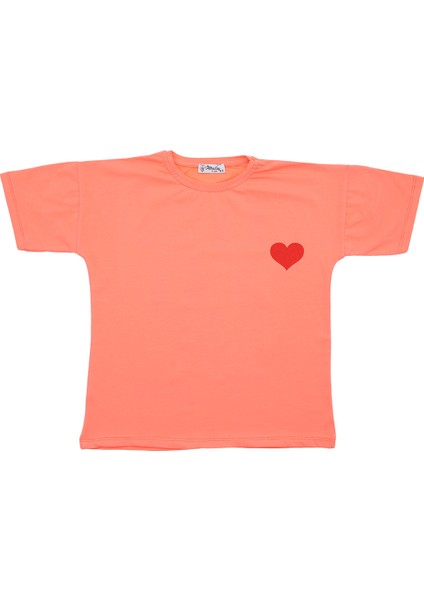 Kız Çocuk T-Shirt Arka Baskılı