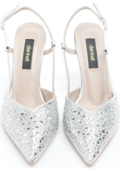 Pullu Kadın Topuklu Abiye Ayakkabı modelleri