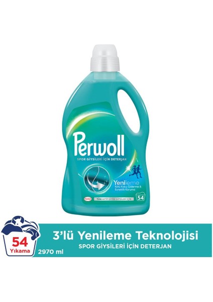 Yenileme Spor Giysiler 5x 2.97 lt 54 Yıkama (270 Yıkama )