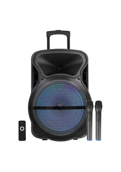 WAP-12503E2 12" Usb-Sd-Bluetooth (2 El ) 200W Taşınabilir Hoparlör