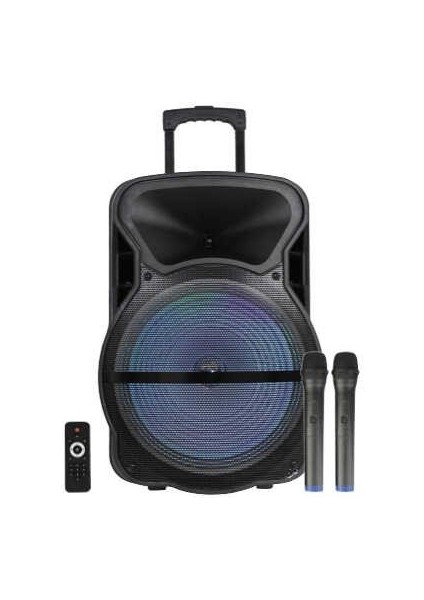 WAP-12503E2 12" Usb-Sd-Bluetooth (2 El ) 200W Taşınabilir Hoparlör