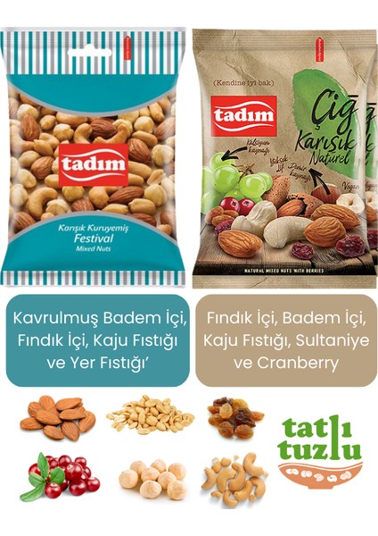Karışık KURUYEMIŞ45G (12’li Paket) – Aç, Bitir, Enerjini Tazele! (Toplam 540 Gram) fiyatları