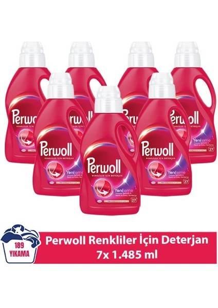 Yenileme Renkliler 7x 1.485 ml 189 Yıkama