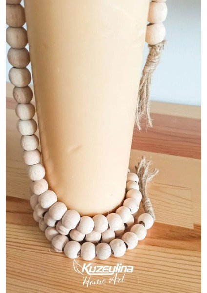 Ahşap Boncuklu Dekoratif Çok Amaçlı Süs (110CM) modelleri