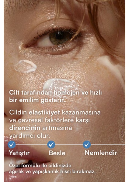 Donuk Ve Kuru Ciltler Için Yoğun Nemlendirici Yüz Kremi Hyaluronik Asit, Panthenol 50 ml fırsatları